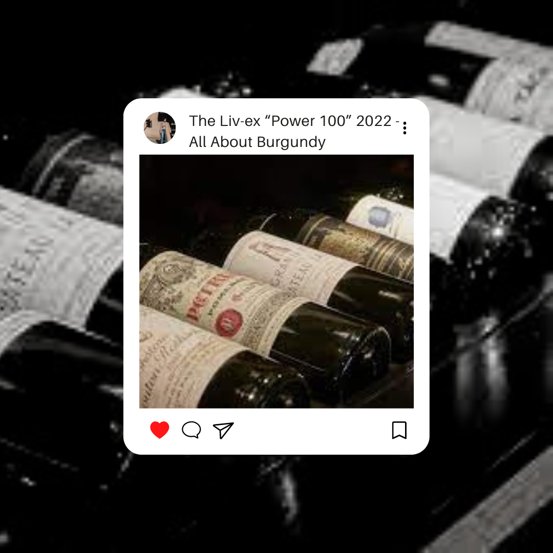 The Liv-ex “Power 100” 2022 – All About Burgundy