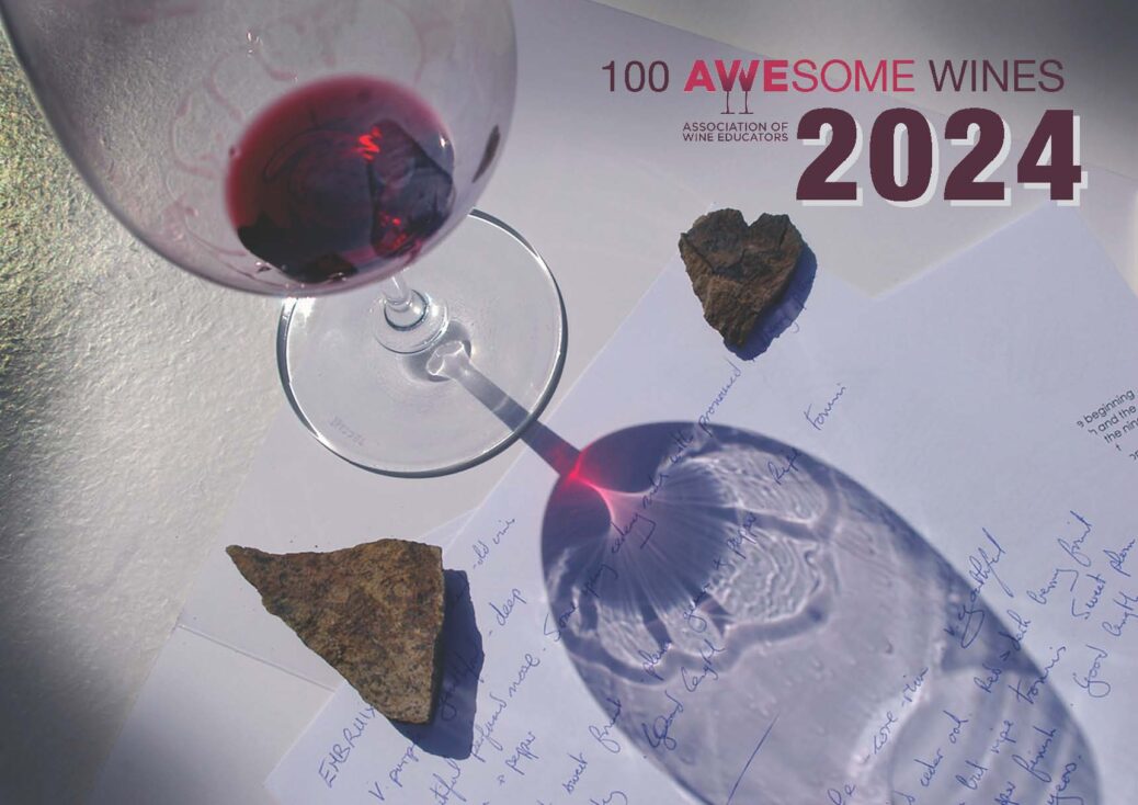 The Association of Wine Educators published their 2024 edition of 100 AWEsome Wines